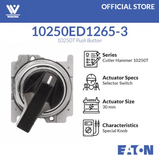 10250ed1265 3 Push Button Selector Switch Pt Wiguna Sarana Sejahtera 